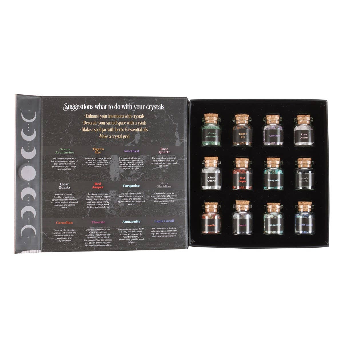 Crystals for Spells Crystal Chip Gift Bottle Set