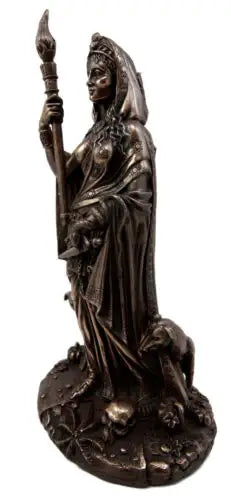 Goddess Hecate Statue Bronze